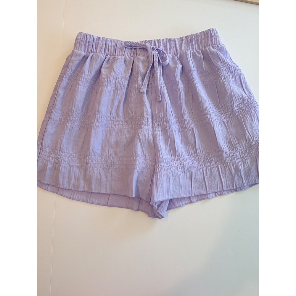 BP Lavender Smocked Tiered Skort‎ Women Purple Elastic Waist Drawstring S